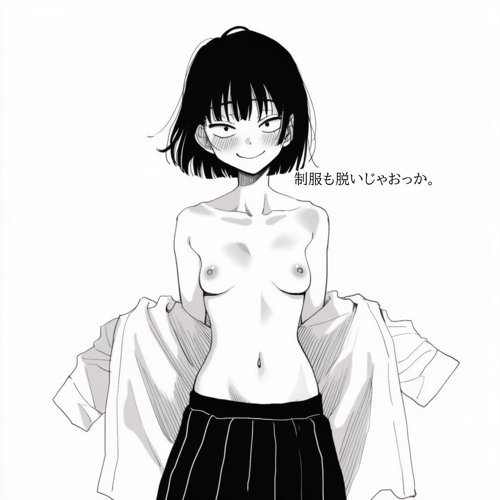 目つきが悪いダウナー系サブカルJKに無許可中出しして妊娠させる サンプル10ページ目