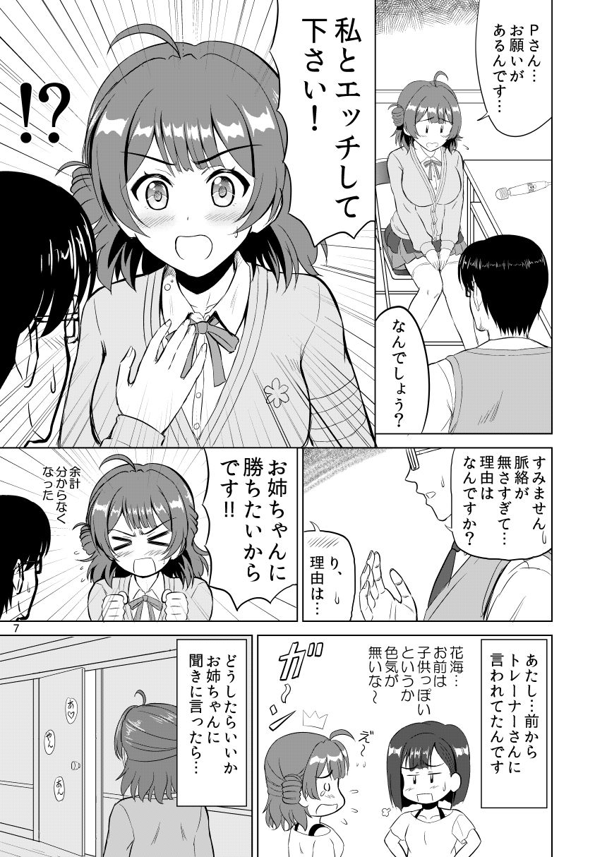 えっちしましょ？プロデューサーさん サンプル2ページ目