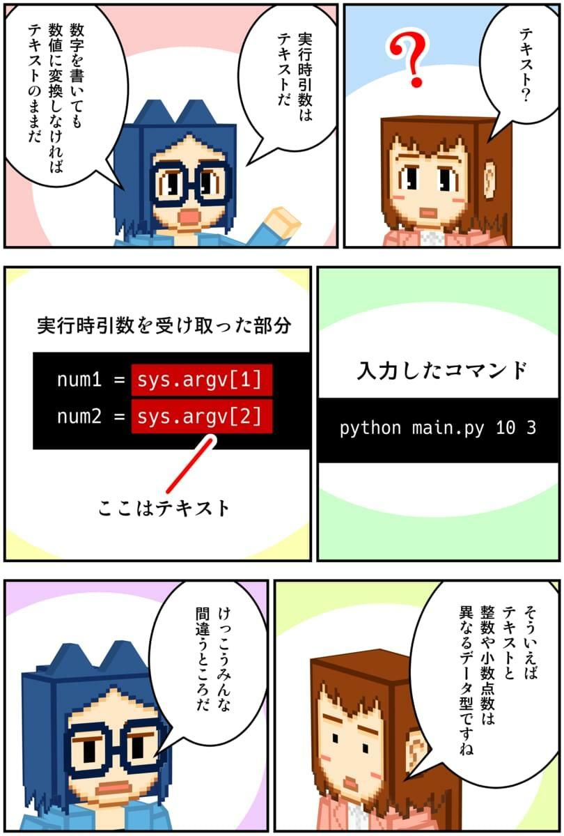 マンガでわかるPython サンプル8ページ目