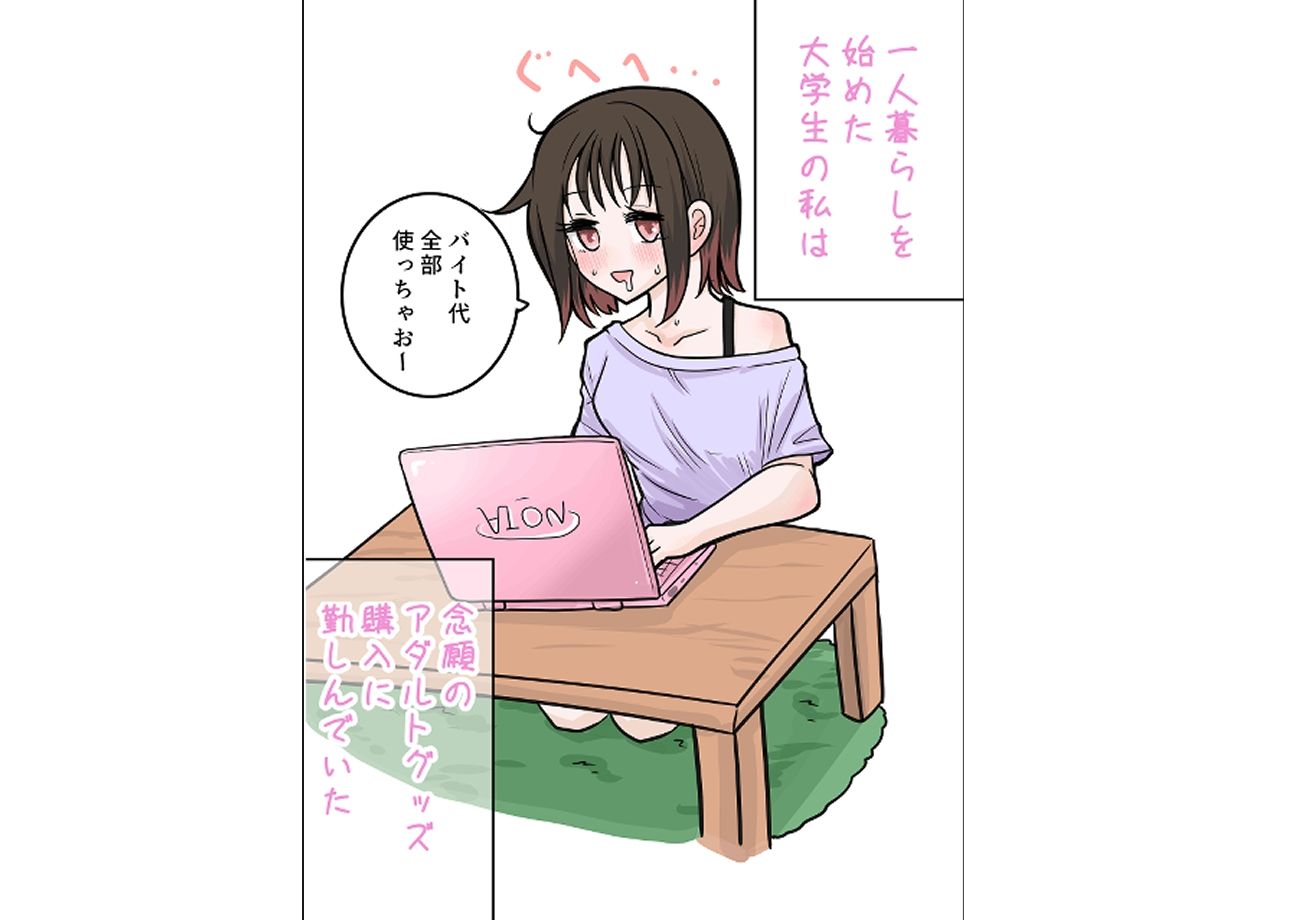 えっちな通販で爆買いしてみた サンプル2ページ目