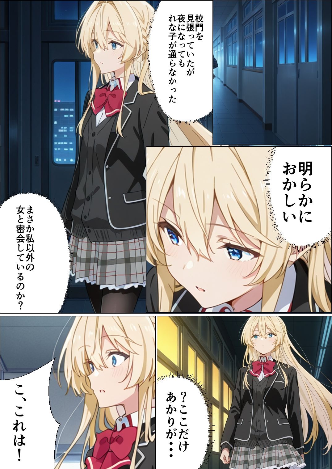 わたしがチンポを挿入できるわけないじゃん、ムリムリ！2 サンプル3ページ目