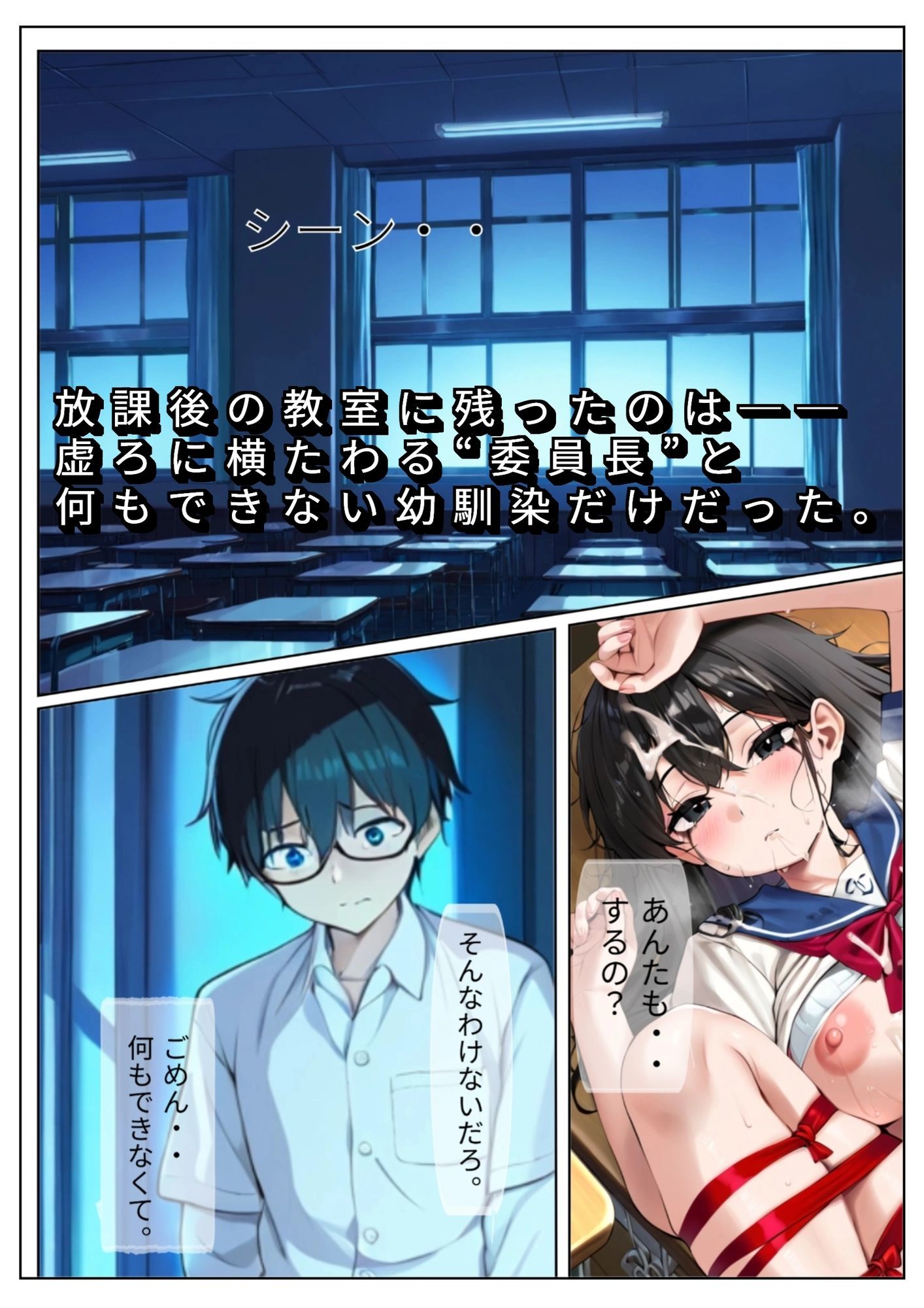 無表情の委員長はみんなの玩具 サンプル8ページ目