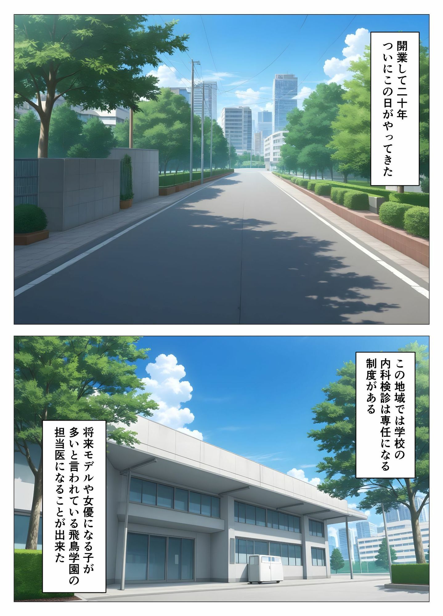 内科検診の担当医になって女子校生を好き放題 サンプル1ページ目