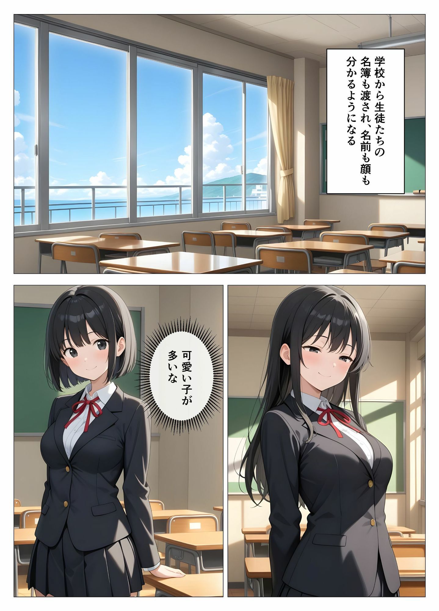 内科検診の担当医になって女子校生を好き放題 サンプル2ページ目