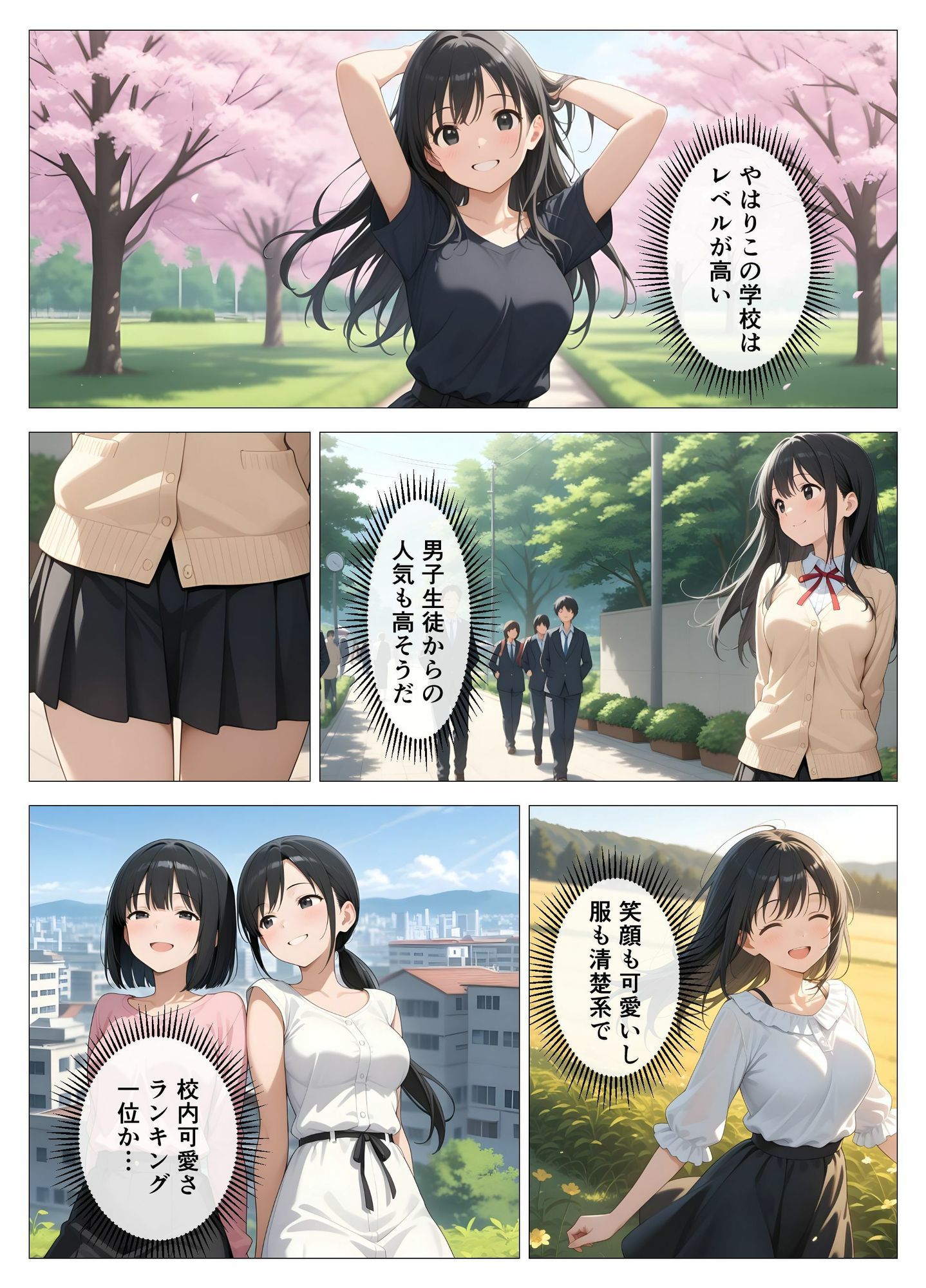 内科検診の担当医になって女子校生を好き放題 サンプル4ページ目