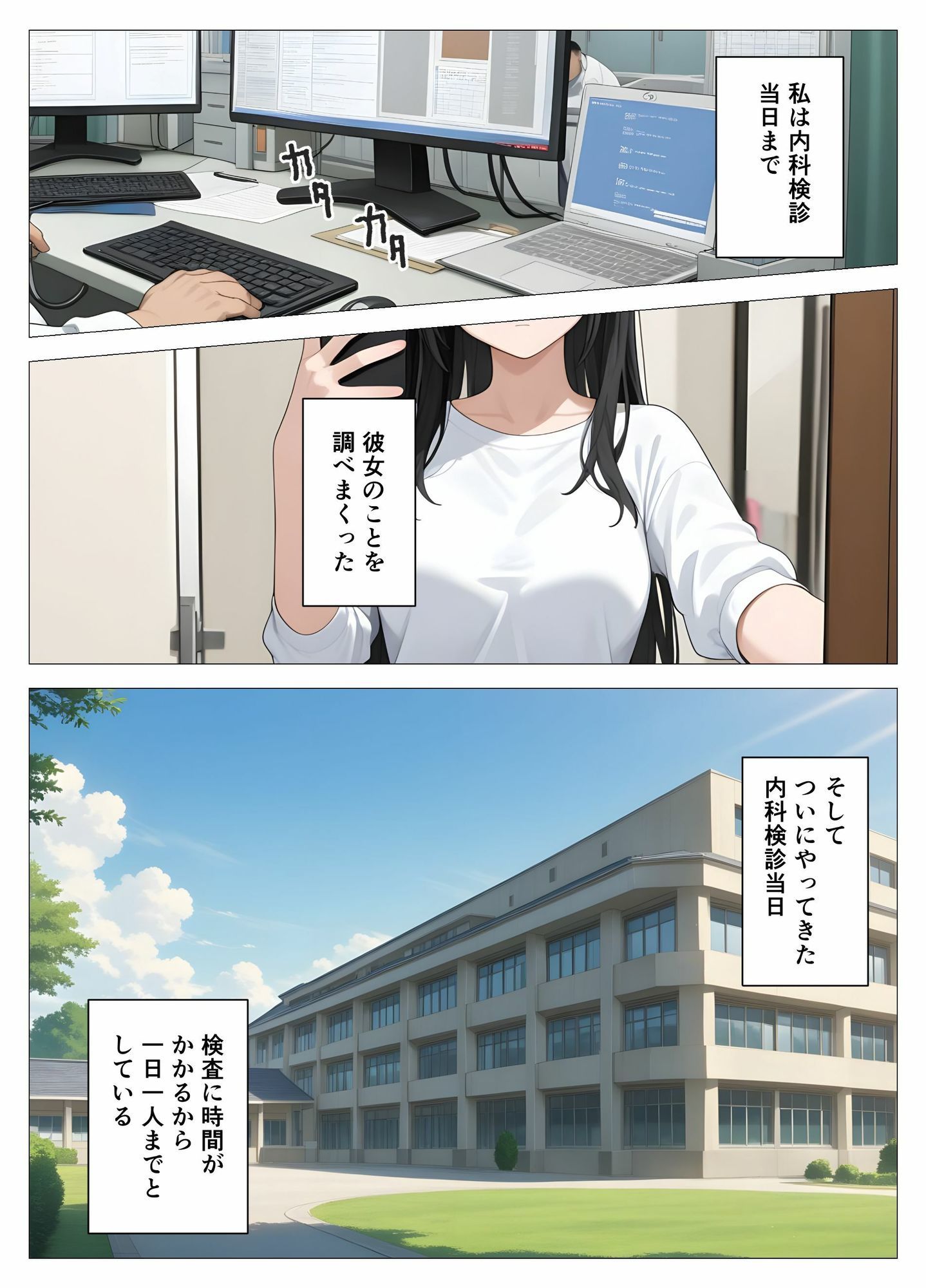 内科検診の担当医になって女子校生を好き放題 サンプル5ページ目