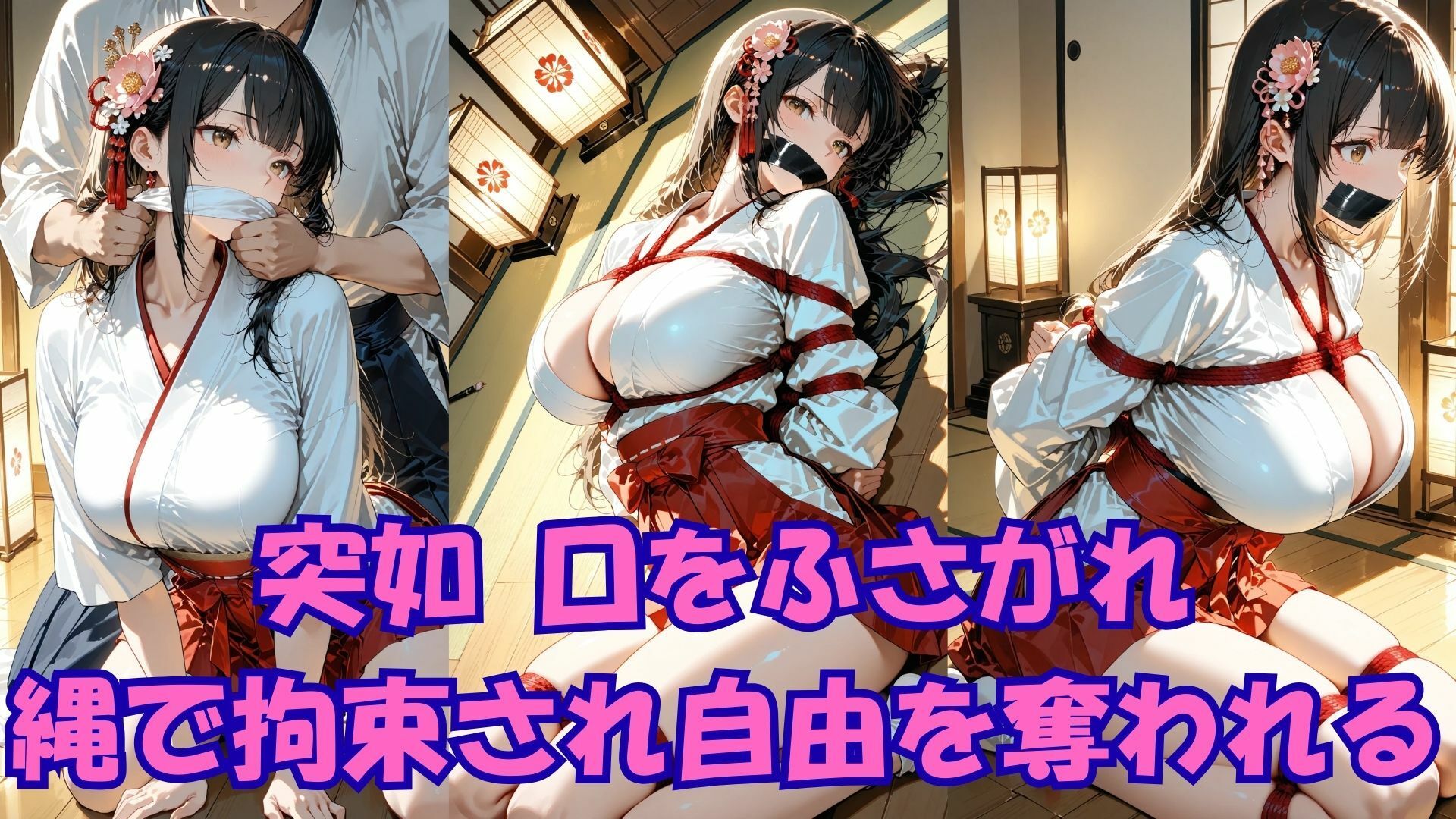 聖なる巫女・神楽静流 聖域を侵され欲望に囚われる夜 サンプル2ページ目