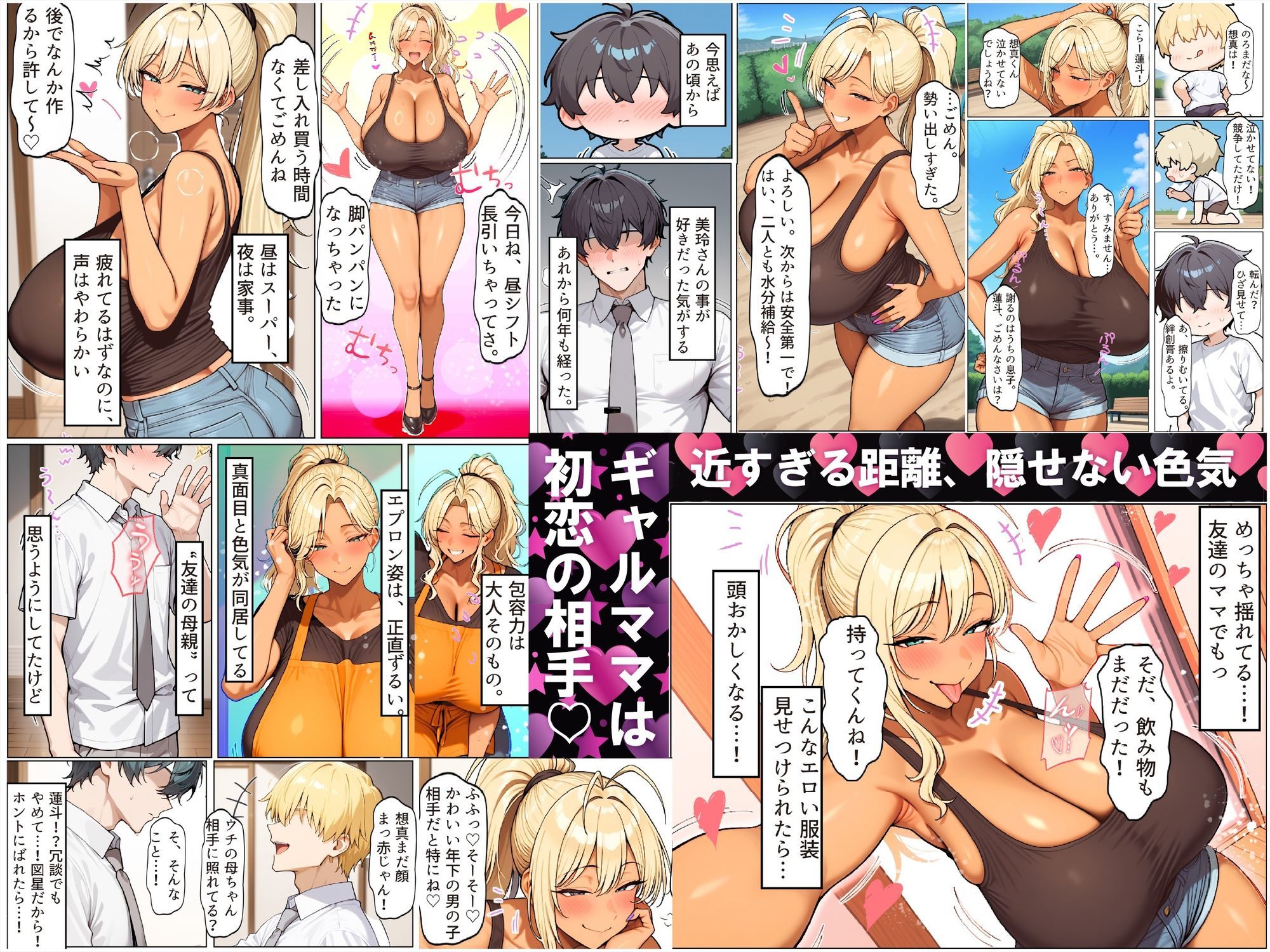 友達の爆乳ギャルママと本気の孕ませ交尾するまで〜ずっと好きだった幼馴染の母親に子種をたっぷり流し込み サンプル2ページ目