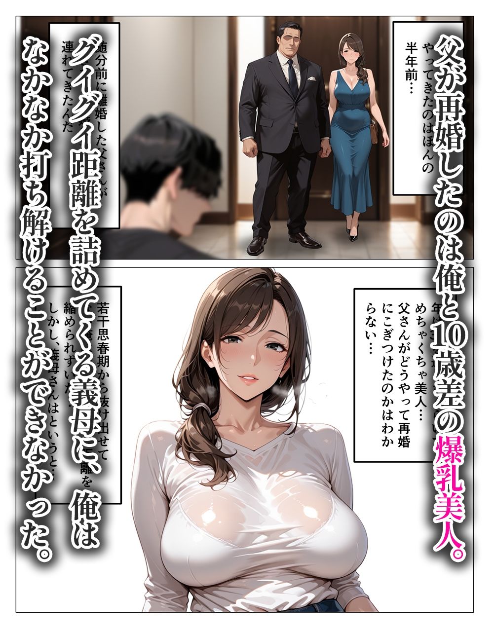 グイグイくる爆乳義母の授乳手コキでヌかれて中出しが止まらない サンプル1ページ目