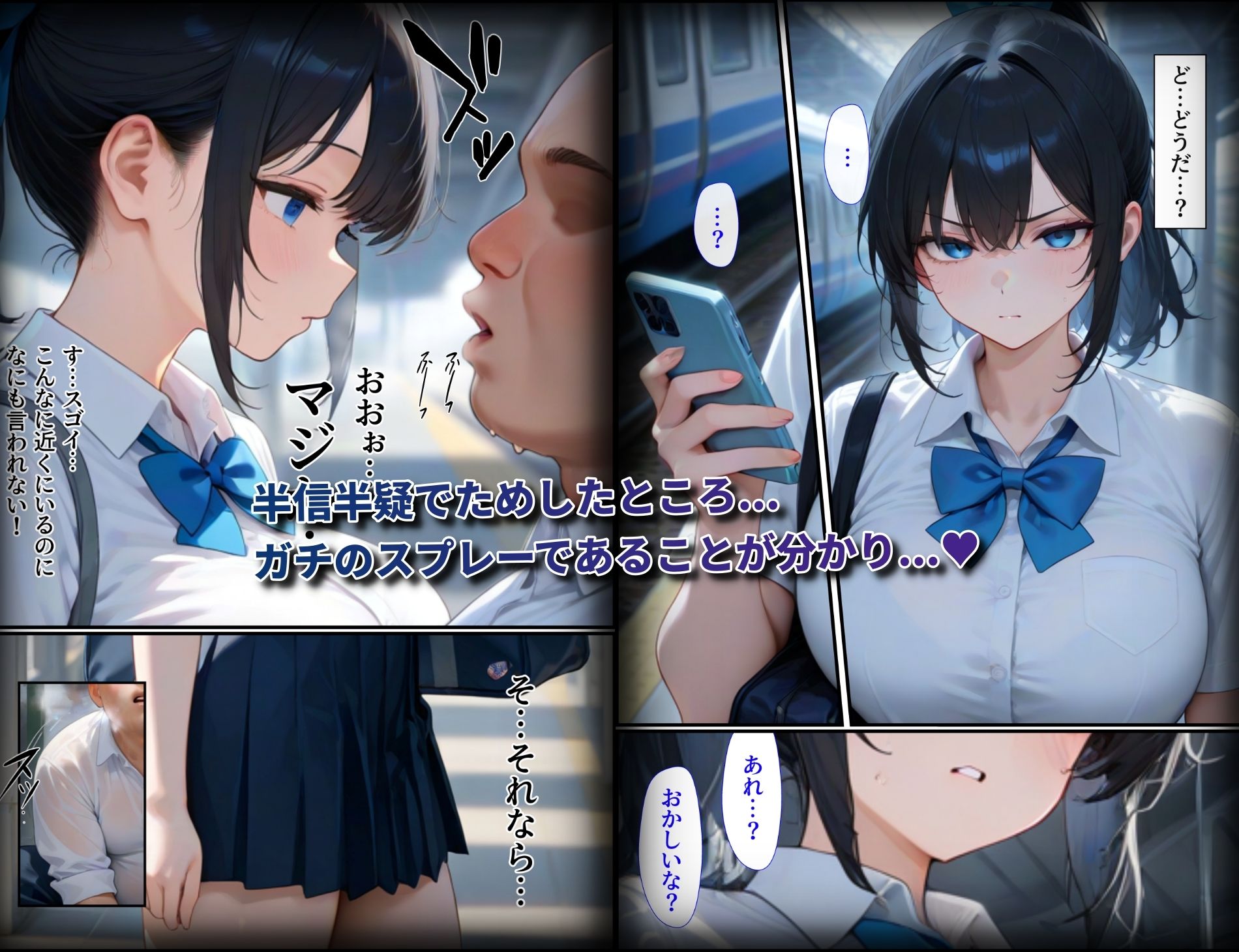 恥辱列車【認識阻害】 サンプル3ページ目