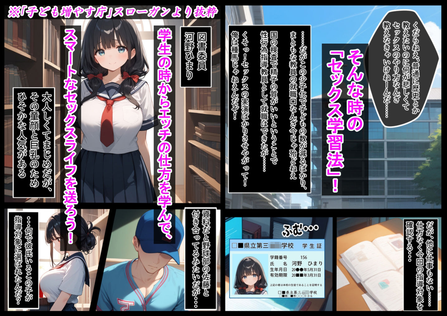 性行為習熟及び教練に関する法 セックス学習法！ サンプル2ページ目