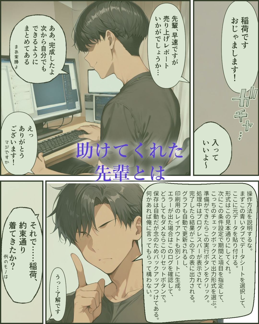 またやってしまった稲荷さん 2 〜先輩編〜 サンプル3ページ目