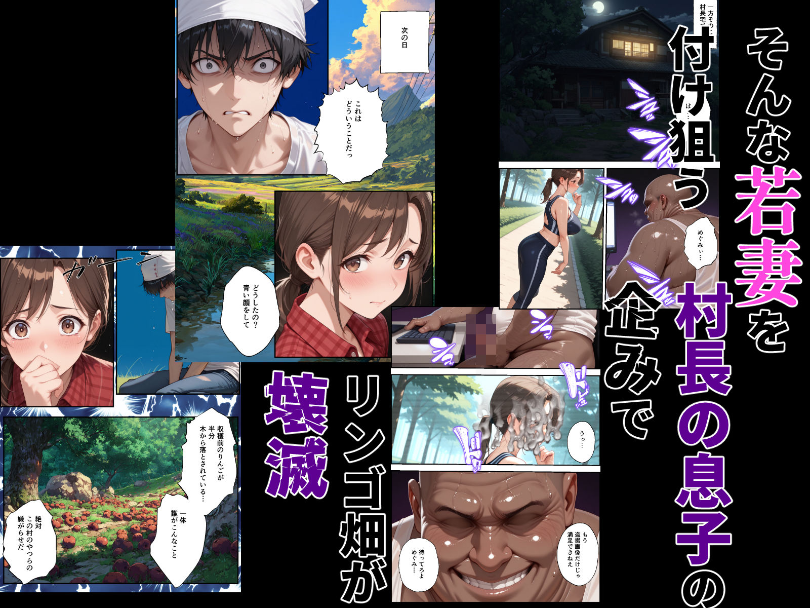 村の権力者に上納された妻 サンプル2ページ目