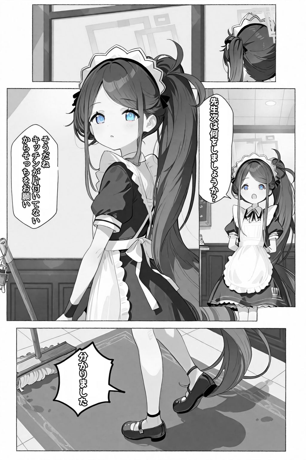 メイドはご奉仕するのが仕事です！ サンプル6ページ目