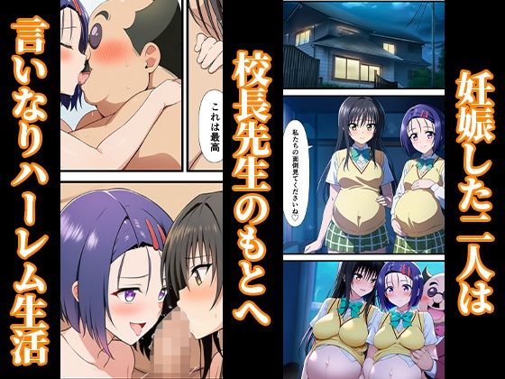 催〇でメス堕ちヒロイン -調教後はボテ腹ハーレム生活へ-【ToLOVEる 古手川 西連寺編】 サンプル7ページ目