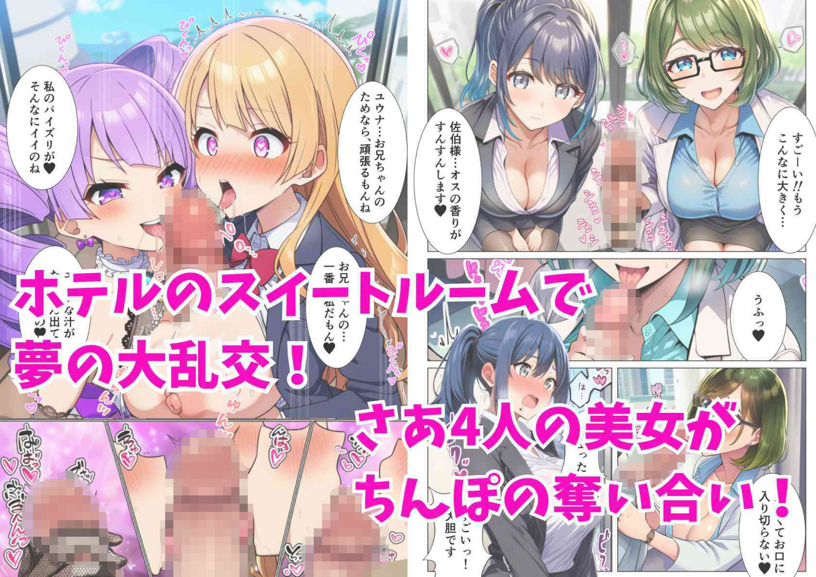 貞操逆転ハーレム無双、全員俺の性処理係！（女医・妹・護衛・令嬢） サンプル9ページ目