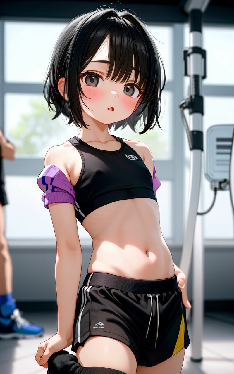 ジムで出会ったボーイッシュな女の子と生ハメトレーニング サンプル6ページ目