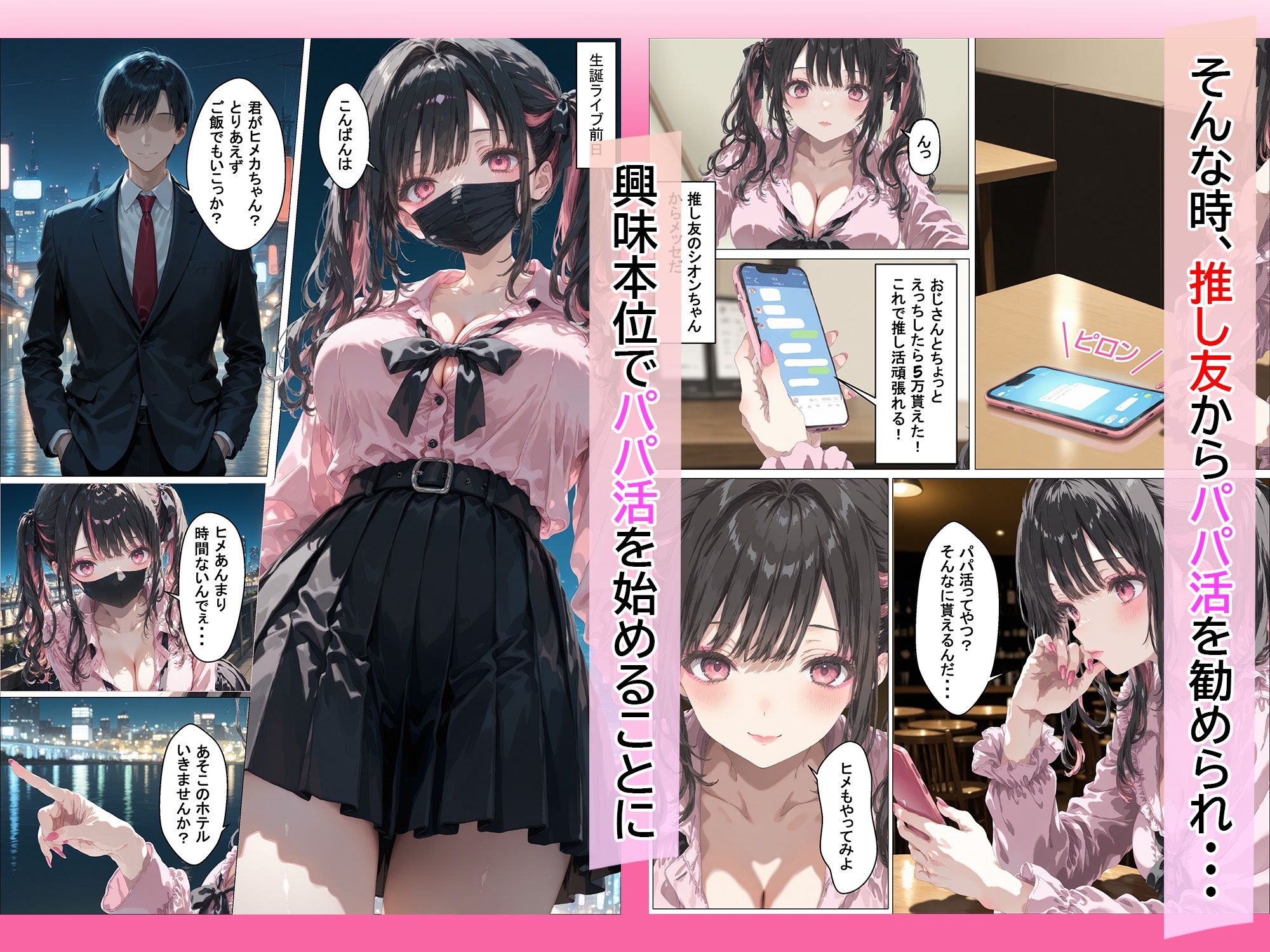 推し様よりおぢさまが好き サンプル2ページ目