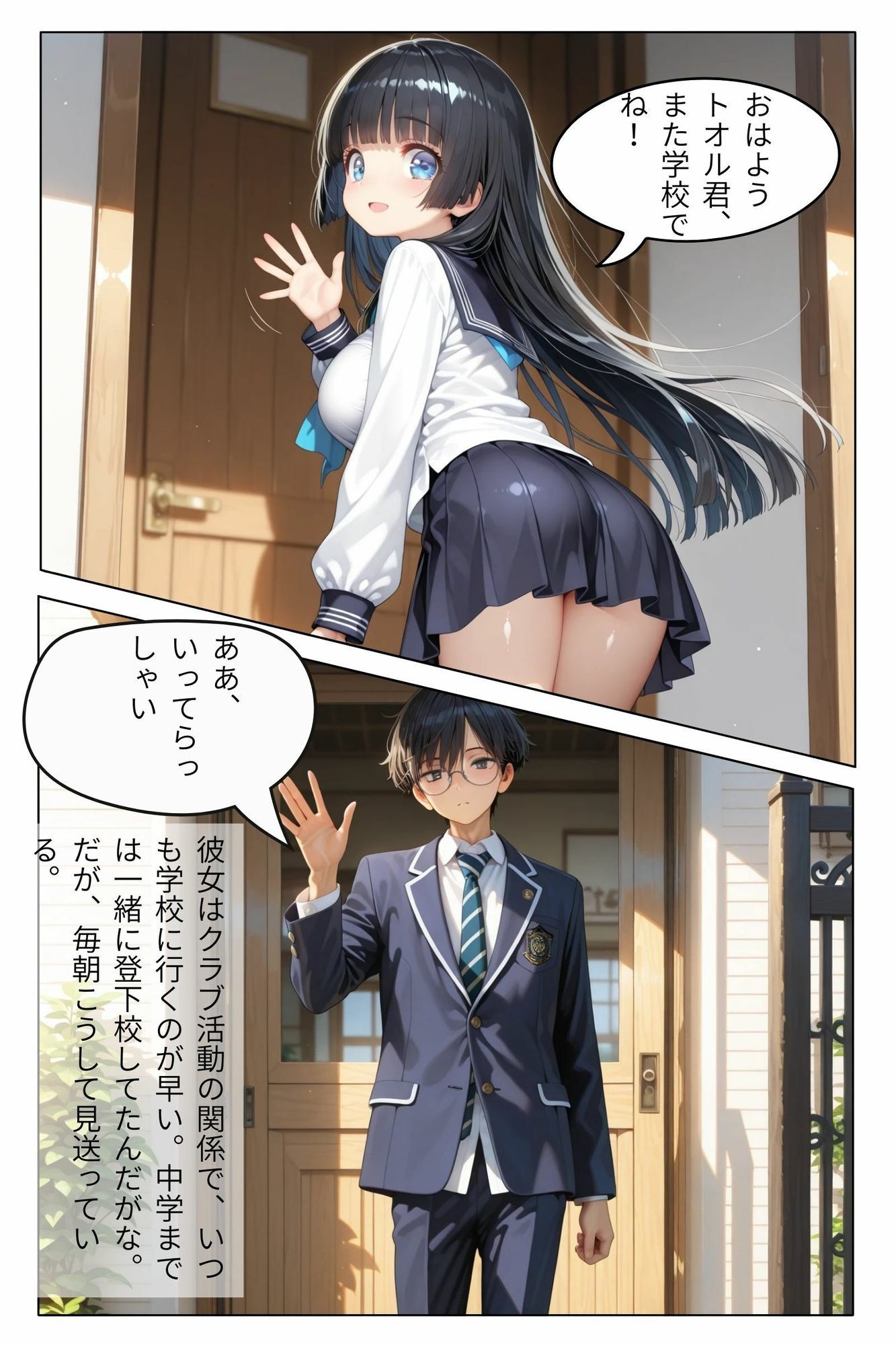 ネトラレ幼馴染 運命の出会いにはかなわなかった 1 サンプル1ページ目