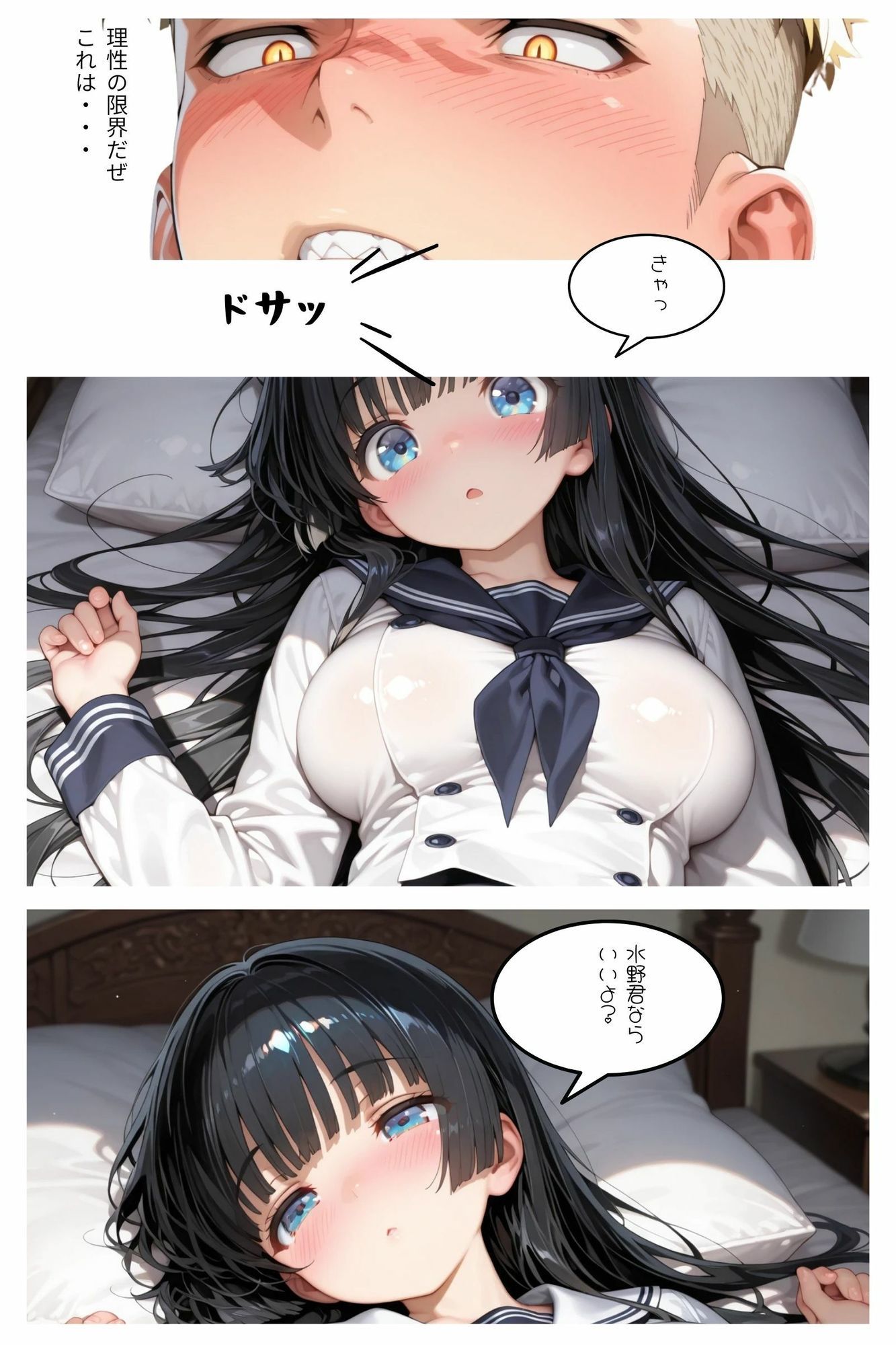 ネトラレ幼馴染 運命の出会いにはかなわなかった 1 サンプル3ページ目