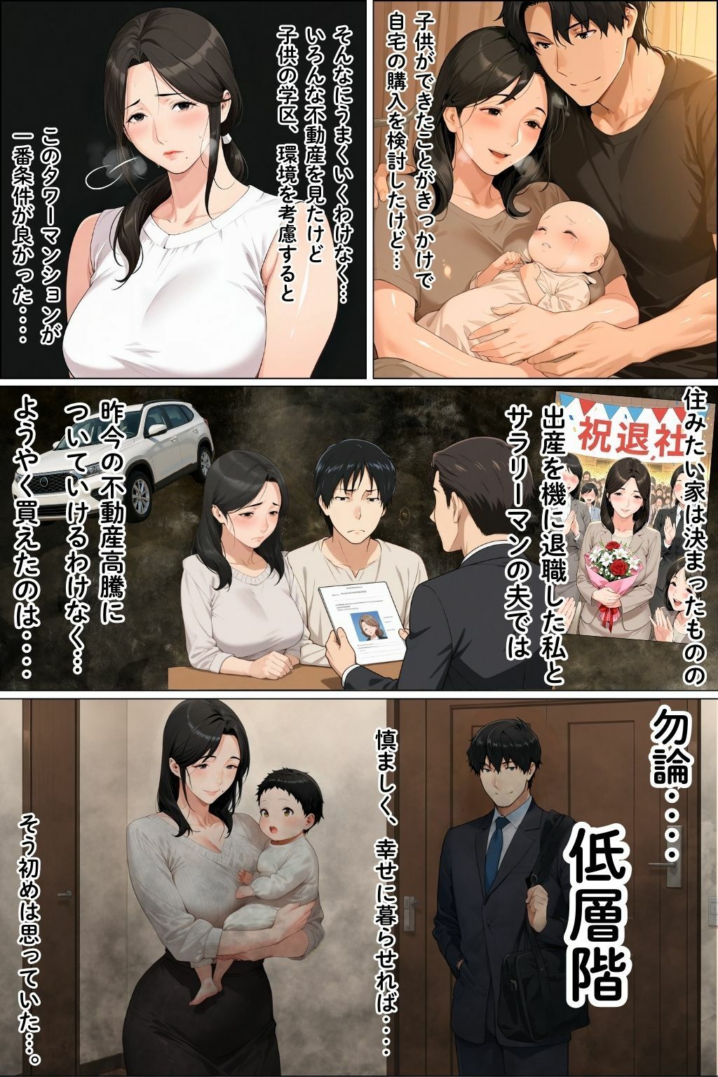 タワマン界隈 低階層主婦は高階層男に買われる。 サンプル7ページ目