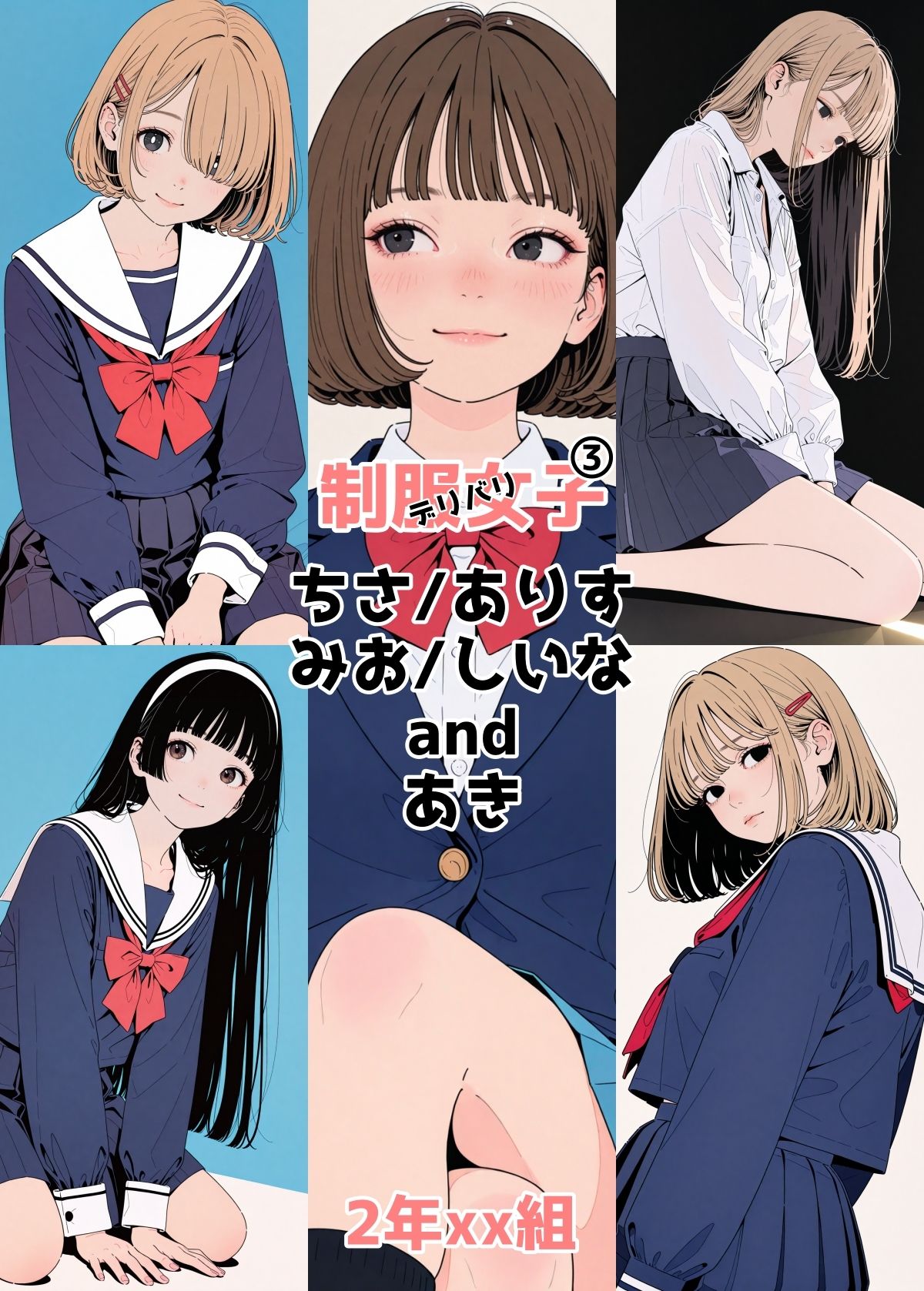 2年xx組デリバリ制服女子 3 サンプル1ページ目