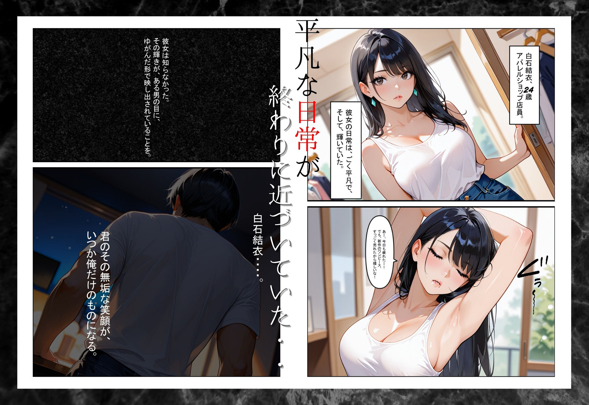 ツンデレ美女が見ず知らずの男に飼われ、精神崩壊し言いなりペットになったおはなし。 サンプル1ページ目