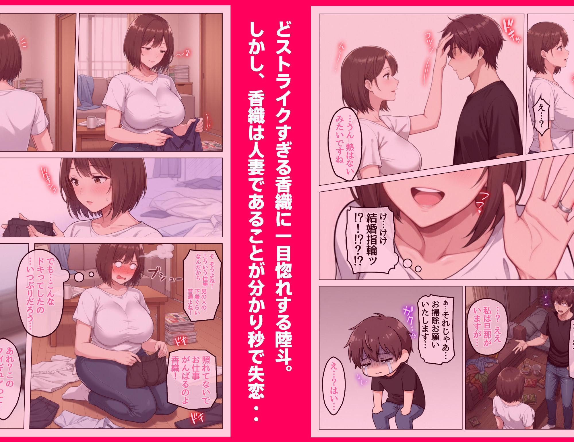 家事代行で出会ったむちむち人妻が俺の理想すぎたのでクズ夫から寝取って幸せにするお話 サンプル4ページ目