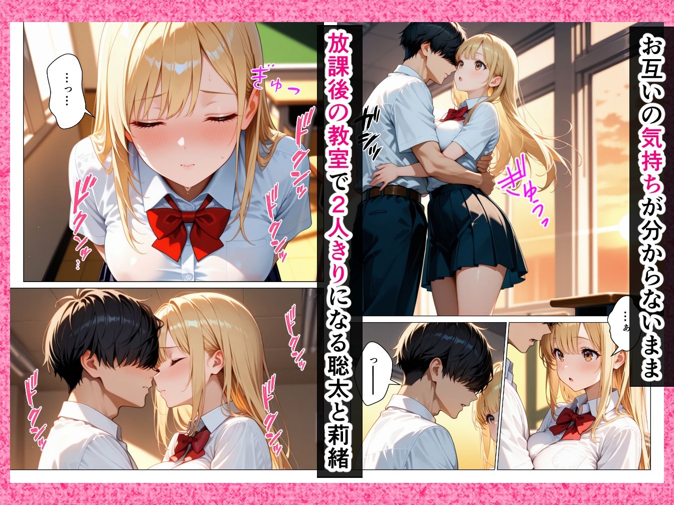 童貞オタクの僕が巨乳幼馴染ギャルの処女をもらってイチャラブHする話 サンプル9ページ目