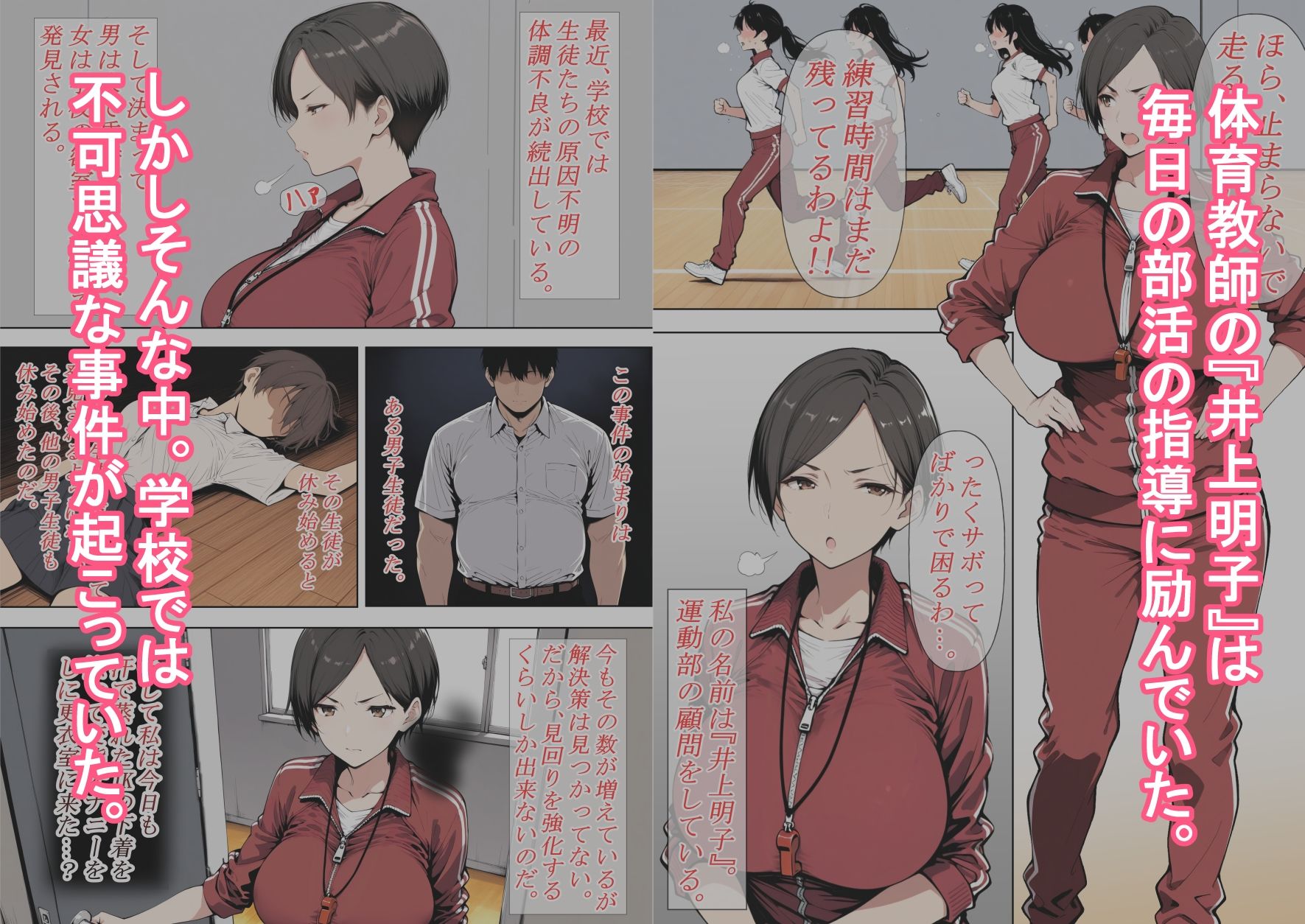 身体に憑依されて サンプル1ページ目