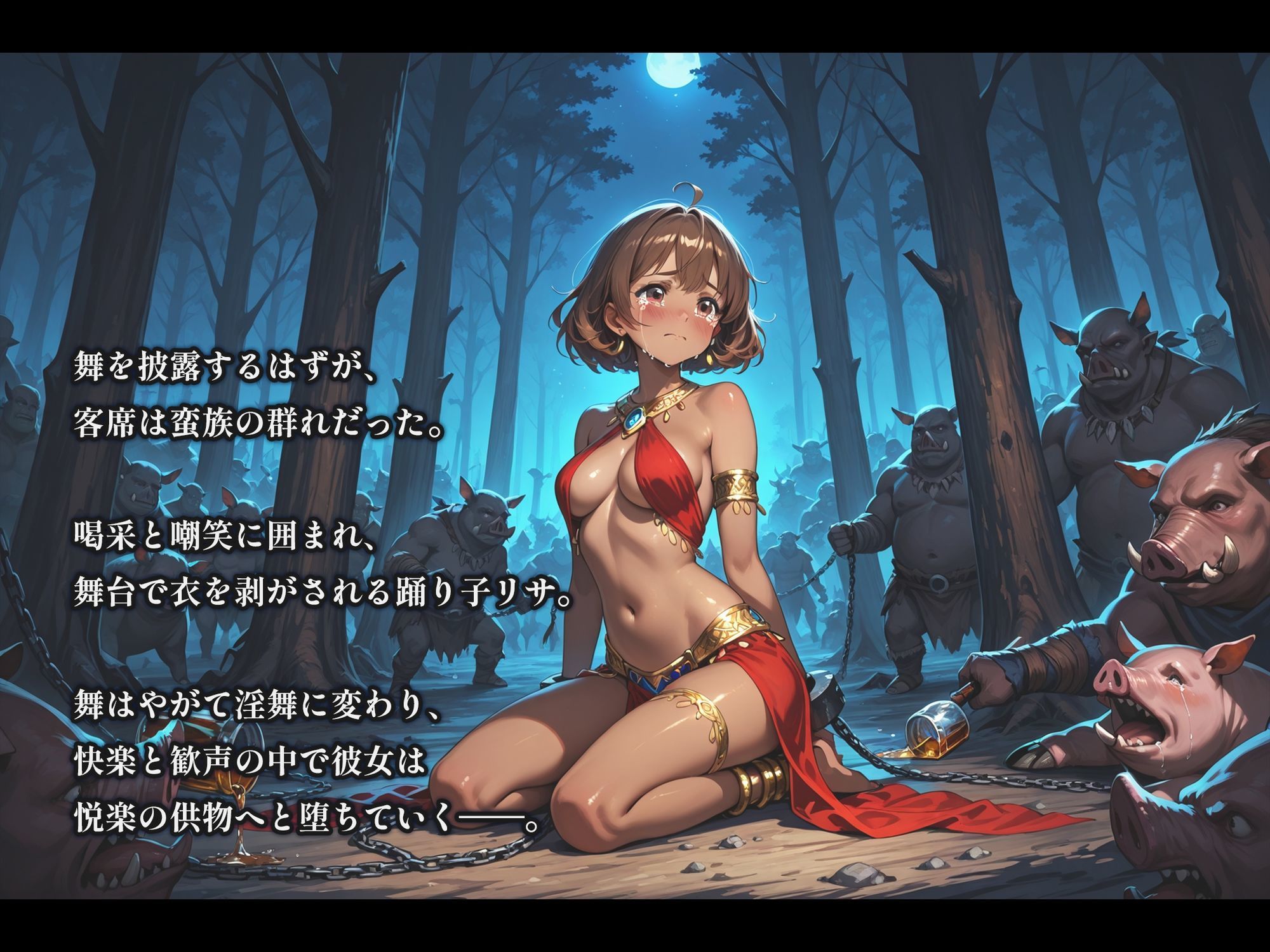 オークの宴会 ―六人の女、六つの堕落― サンプル3ページ目