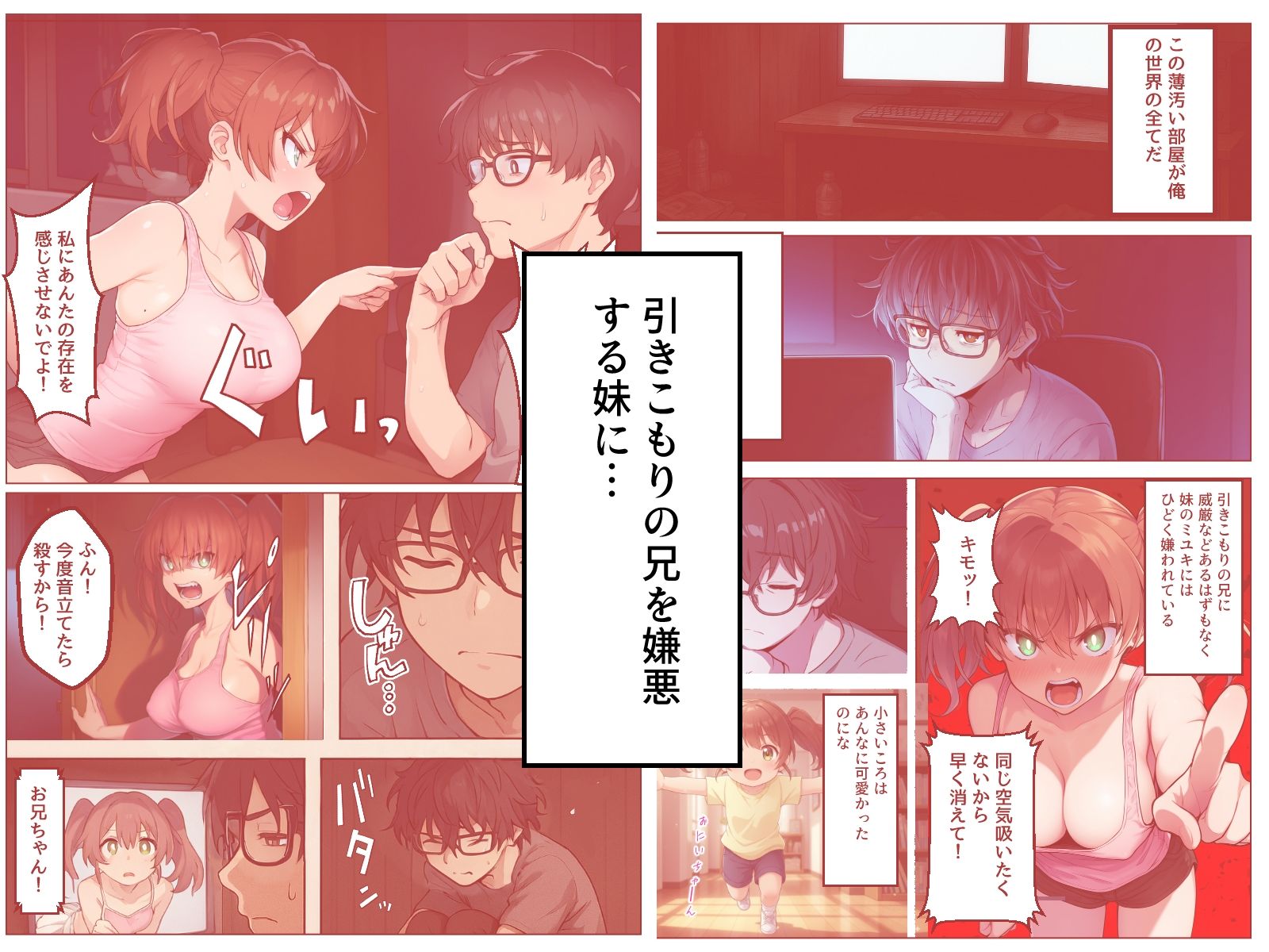 ナマイキな妹を俺にメロメロなAI人格と入れ替えて犯し尽くす サンプル1ページ目