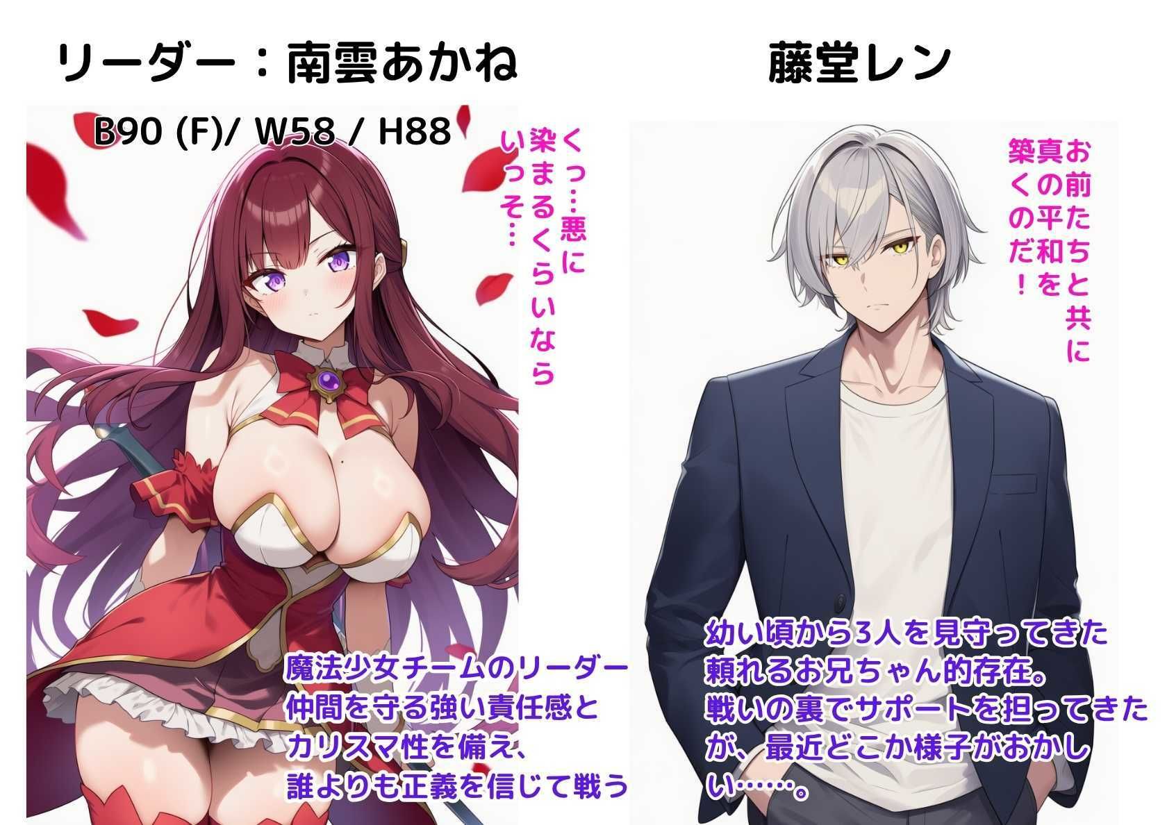 魔法少女連続悪堕ち！快楽漬けにされた幼馴染ヒロインたち サンプル2ページ目