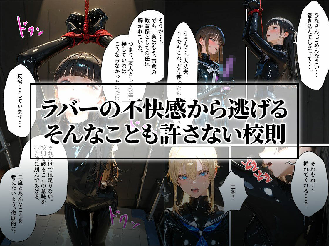護謨学院｜更生プログラム【96Pコミック】放課後の連続拘束絶頂 サンプル5ページ目