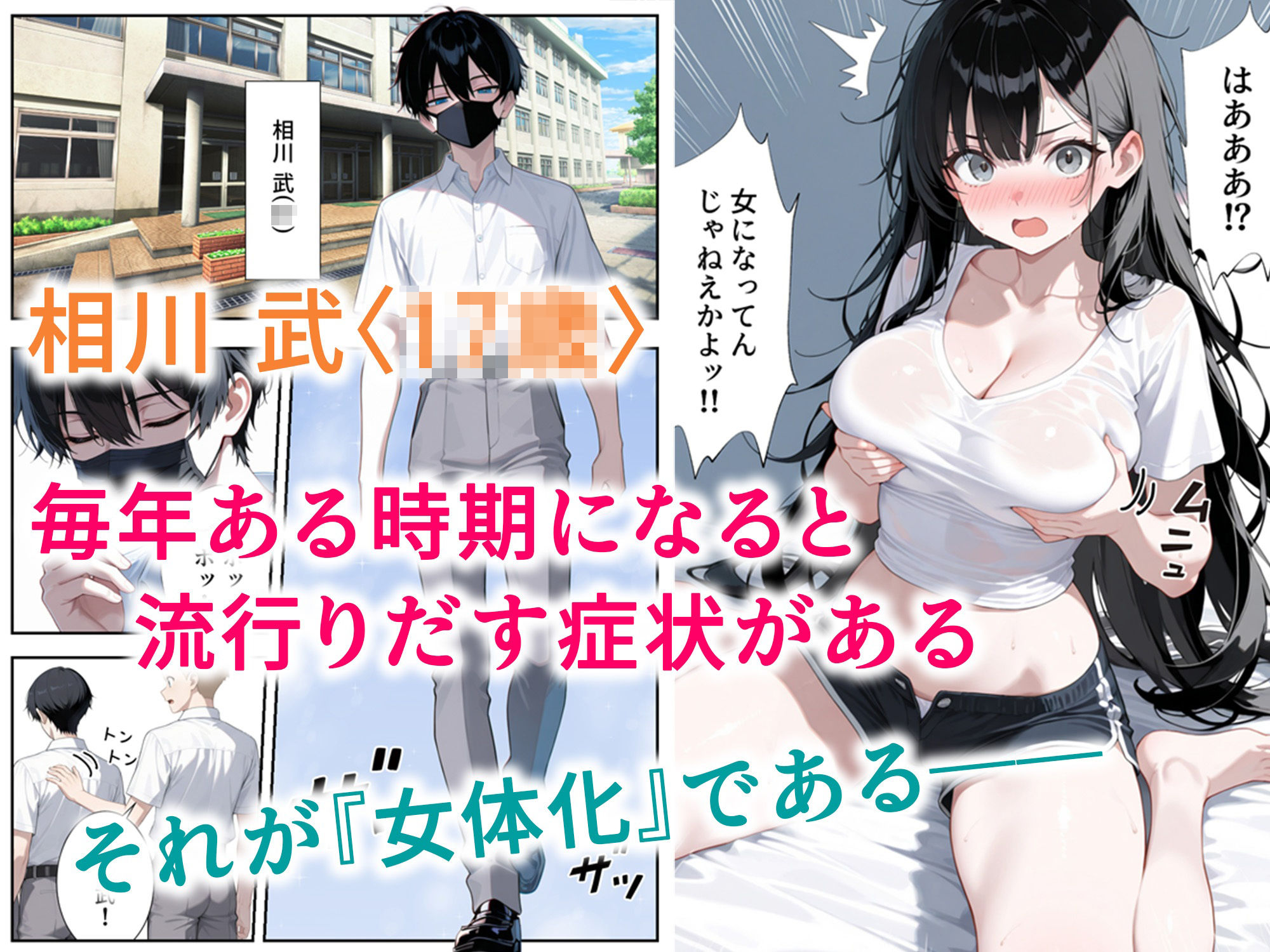 今年も女体化の季節がやってきました サンプル1ページ目