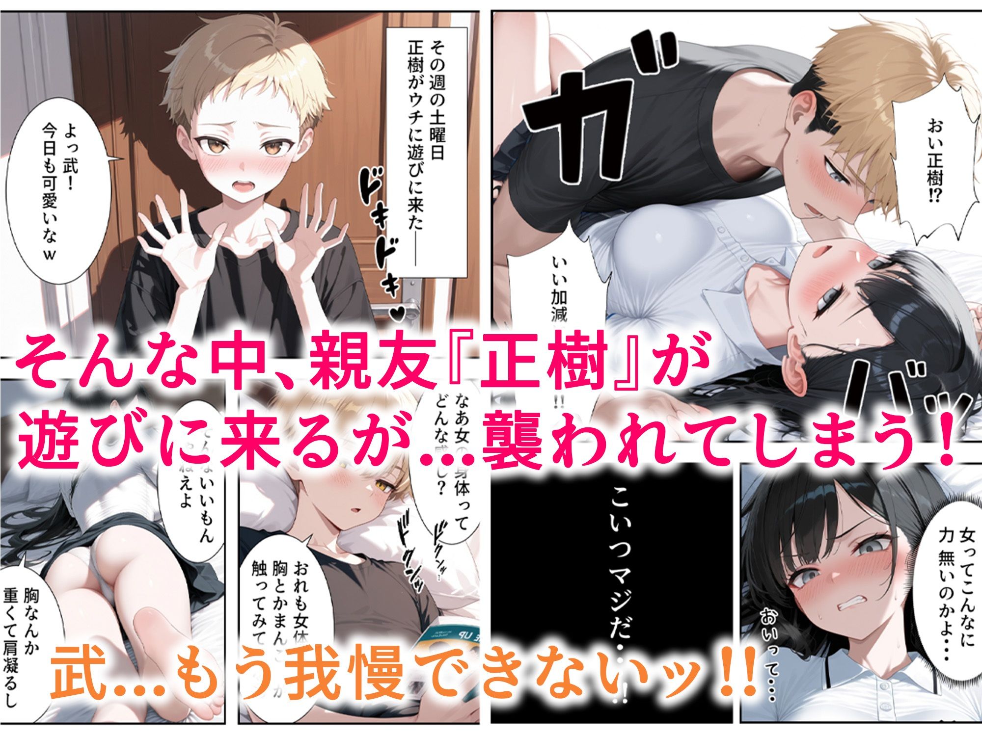 今年も女体化の季節がやってきました サンプル4ページ目