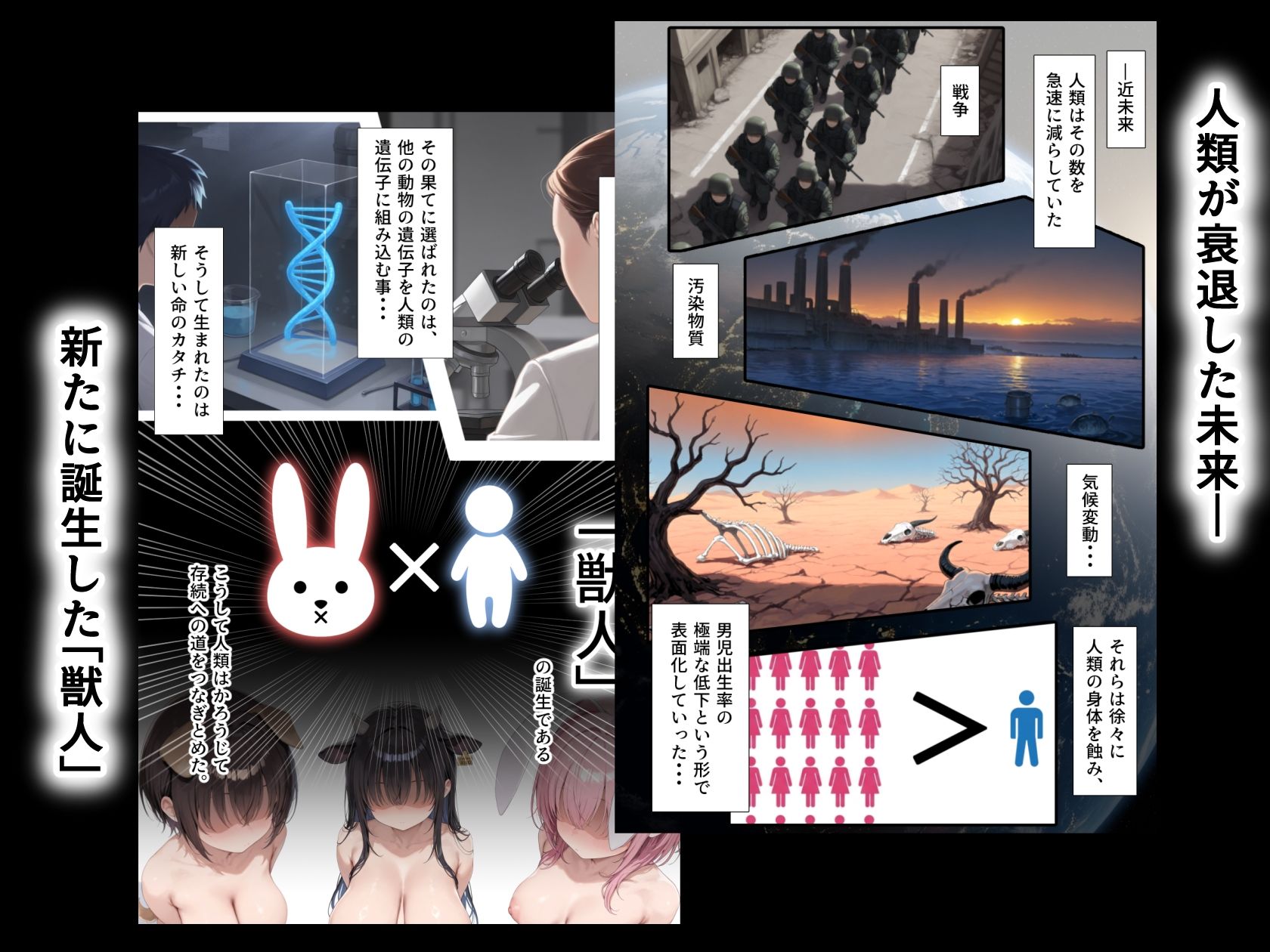 兎川ぴょんは発情しない サンプル1ページ目