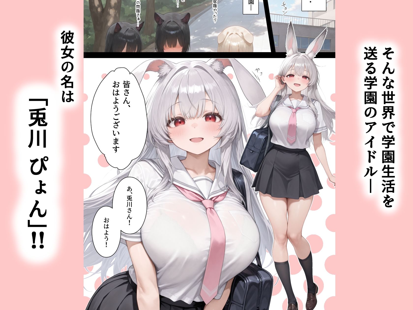 兎川ぴょんは発情しない サンプル2ページ目