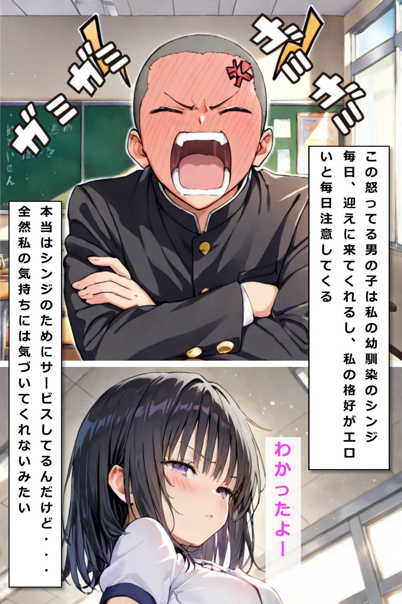 騙されてヌードモデルに？幼馴染を寝取られた話 サンプル2ページ目