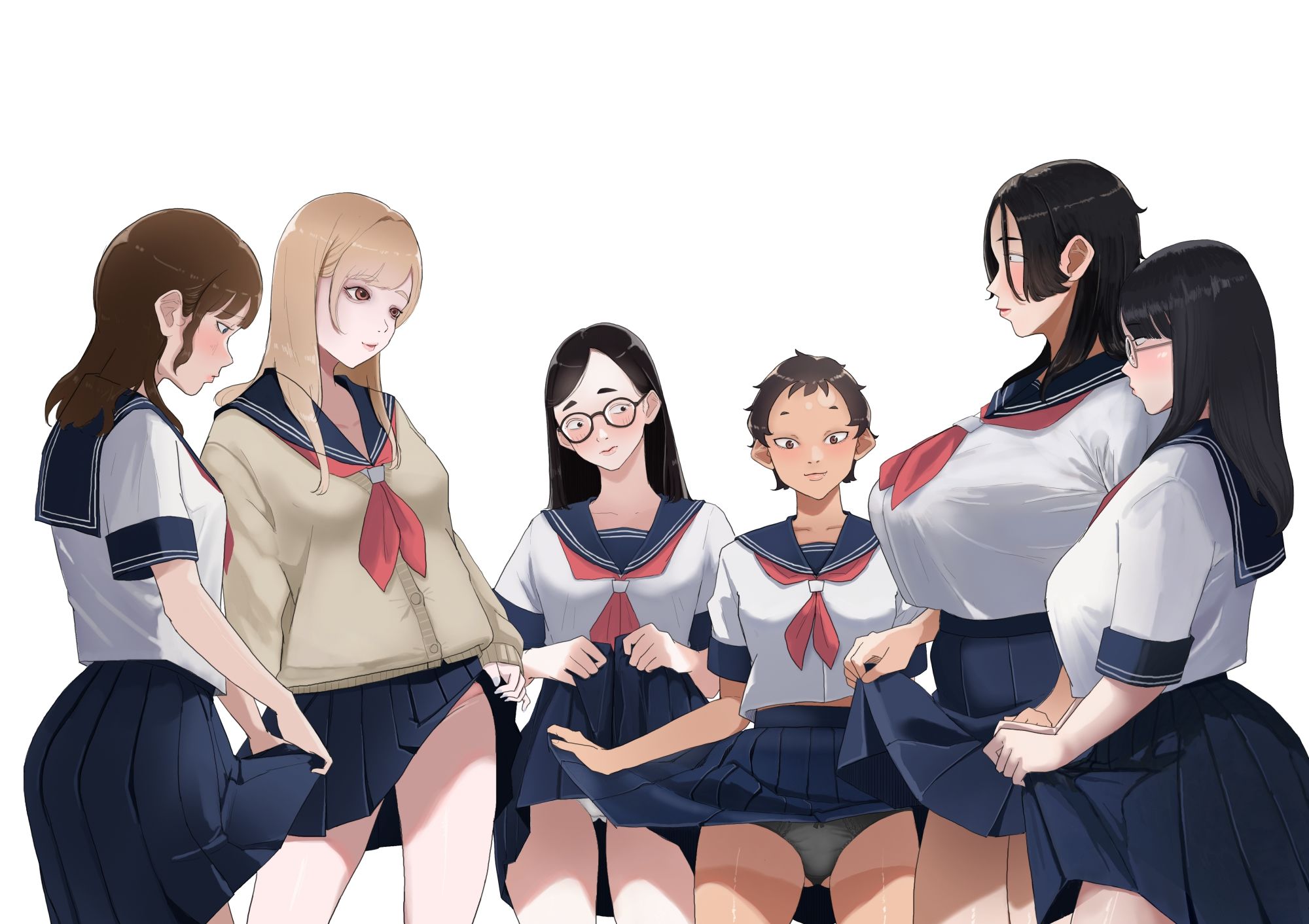 いいんちょ と もぶぱんつ サンプル8ページ目