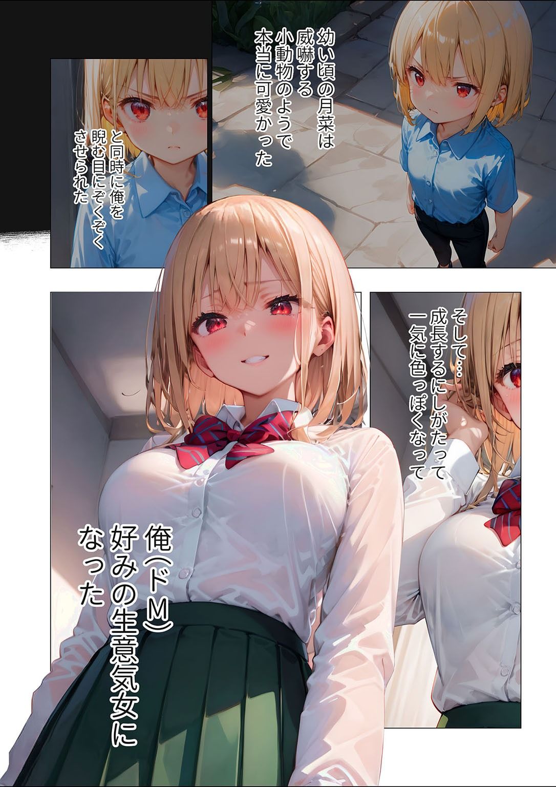 愛する義妹のえっちな罵倒 アルバム 第一章 〜お義兄ちゃんは今日も私のペット〜 サンプル4ページ目