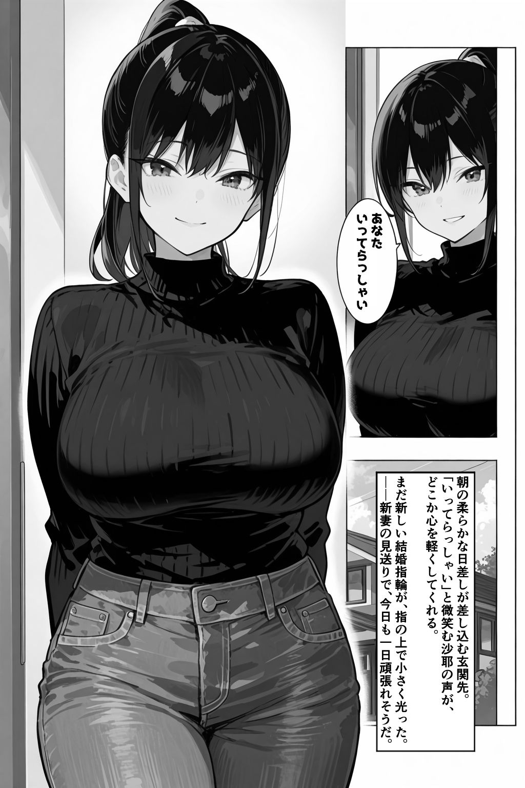 俺の嫁が同僚のデカチンポに寝取られていた件 サンプル1ページ目