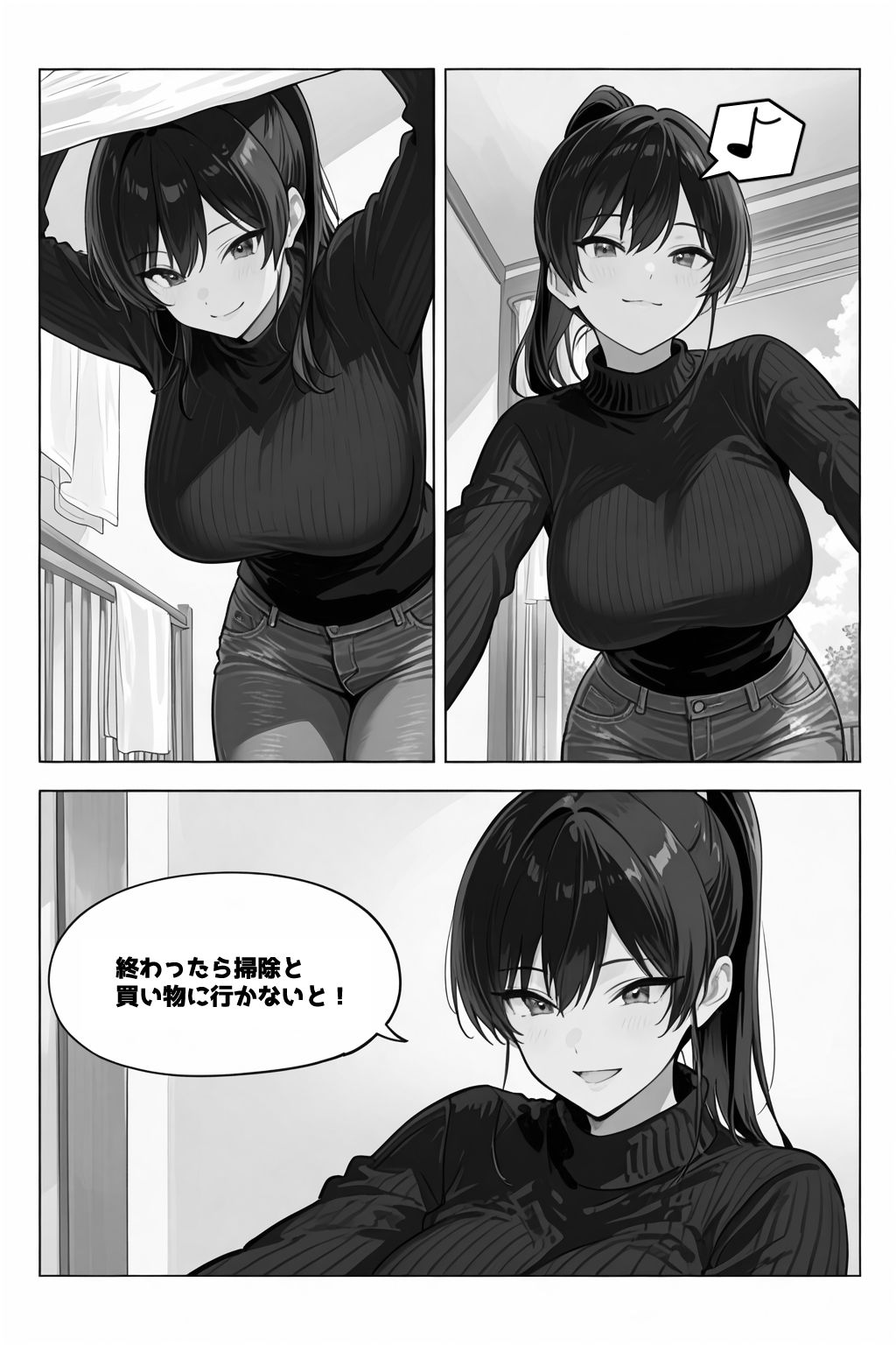 俺の嫁が同僚のデカチンポに寝取られていた件 サンプル3ページ目