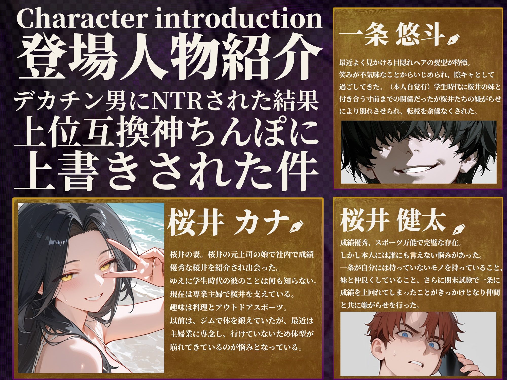夫が学生時代いじめていたデカチン男にNTRされた結果w 旦那完全上位互換神ちんぽに上書きされた件 サンプル2ページ目