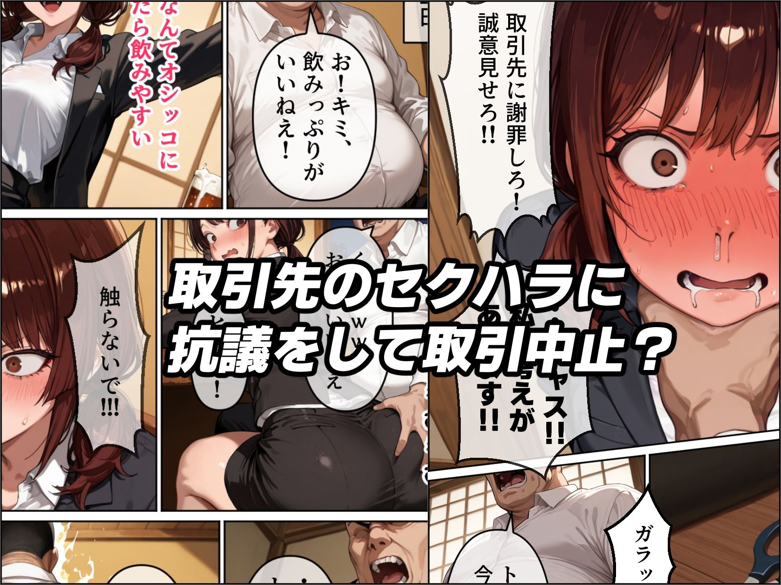 最愛の姉妻がブラック企業で裸踊り担当になった話（仮） サンプル8ページ目