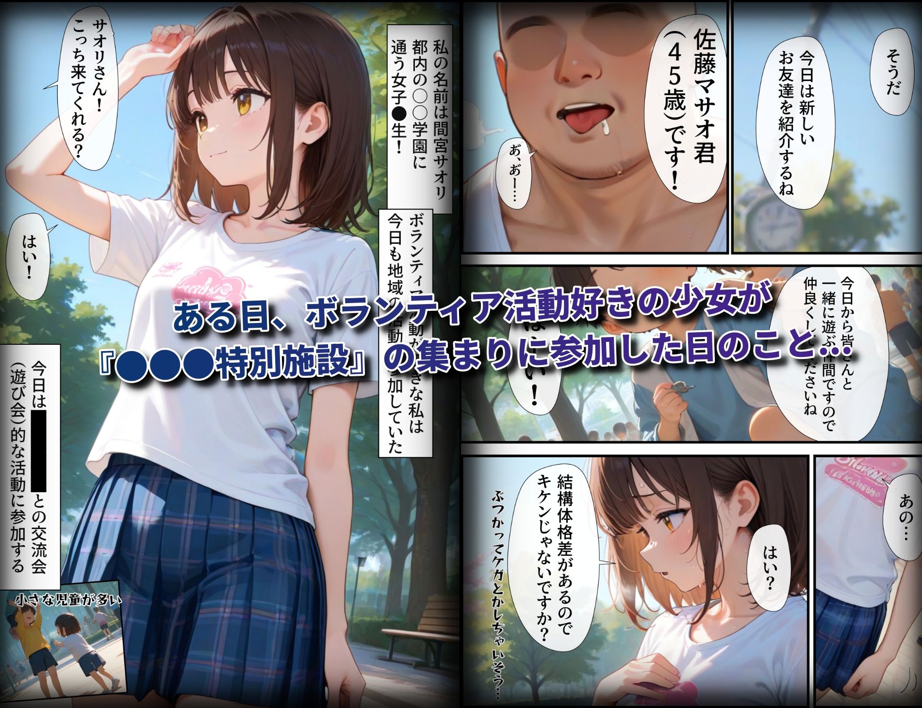 痴醜活動【ボランティア編】 サンプル1ページ目