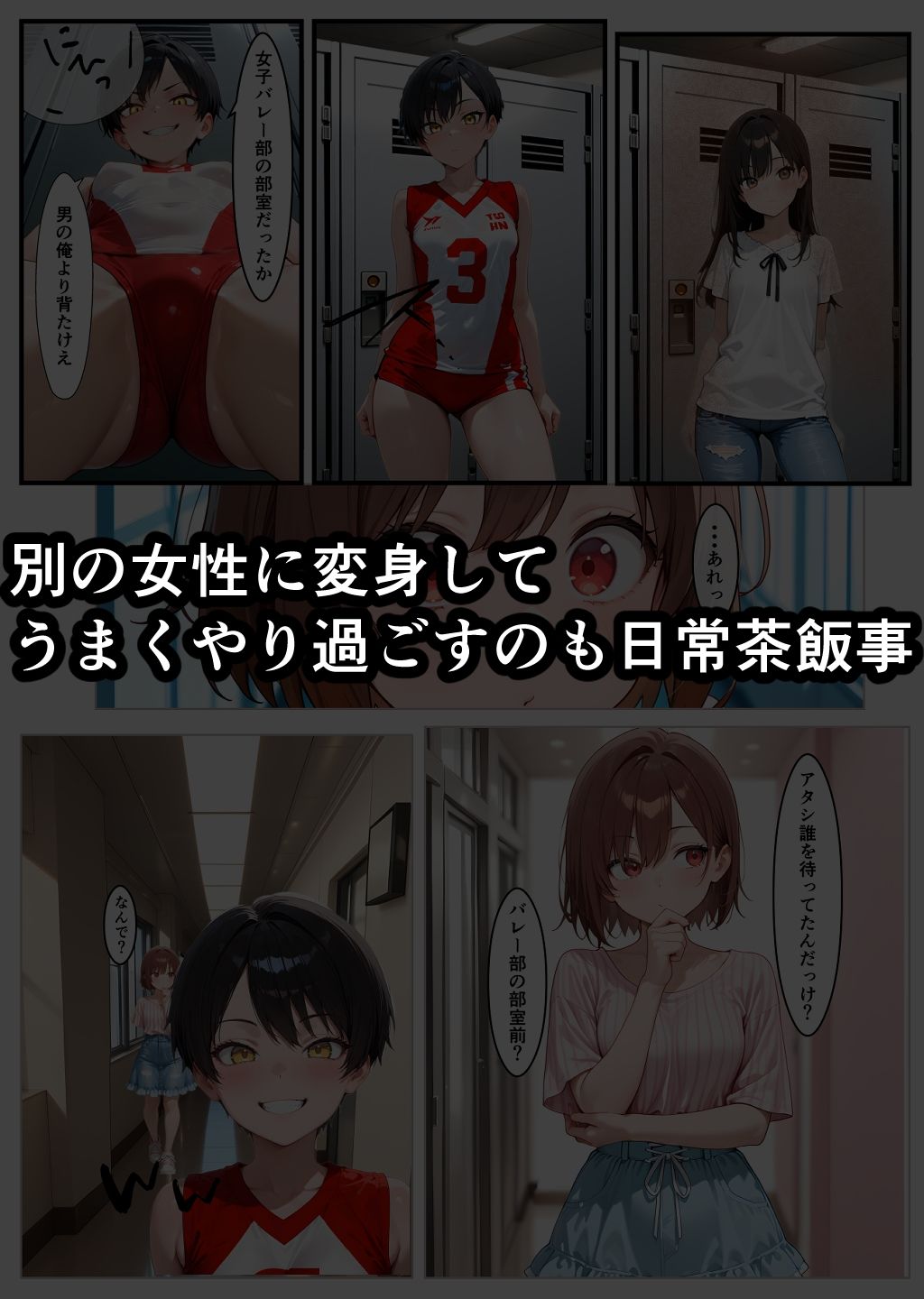 その場に合わせた変身能力で女の快感が止まらない サンプル5ページ目