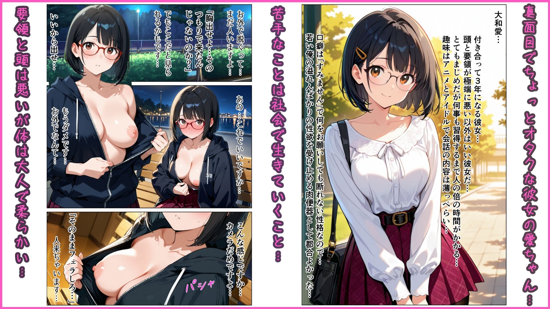 バカな言いなり彼女を都合よくオナホにしてたら意外と好きになってた話 サンプル1ページ目