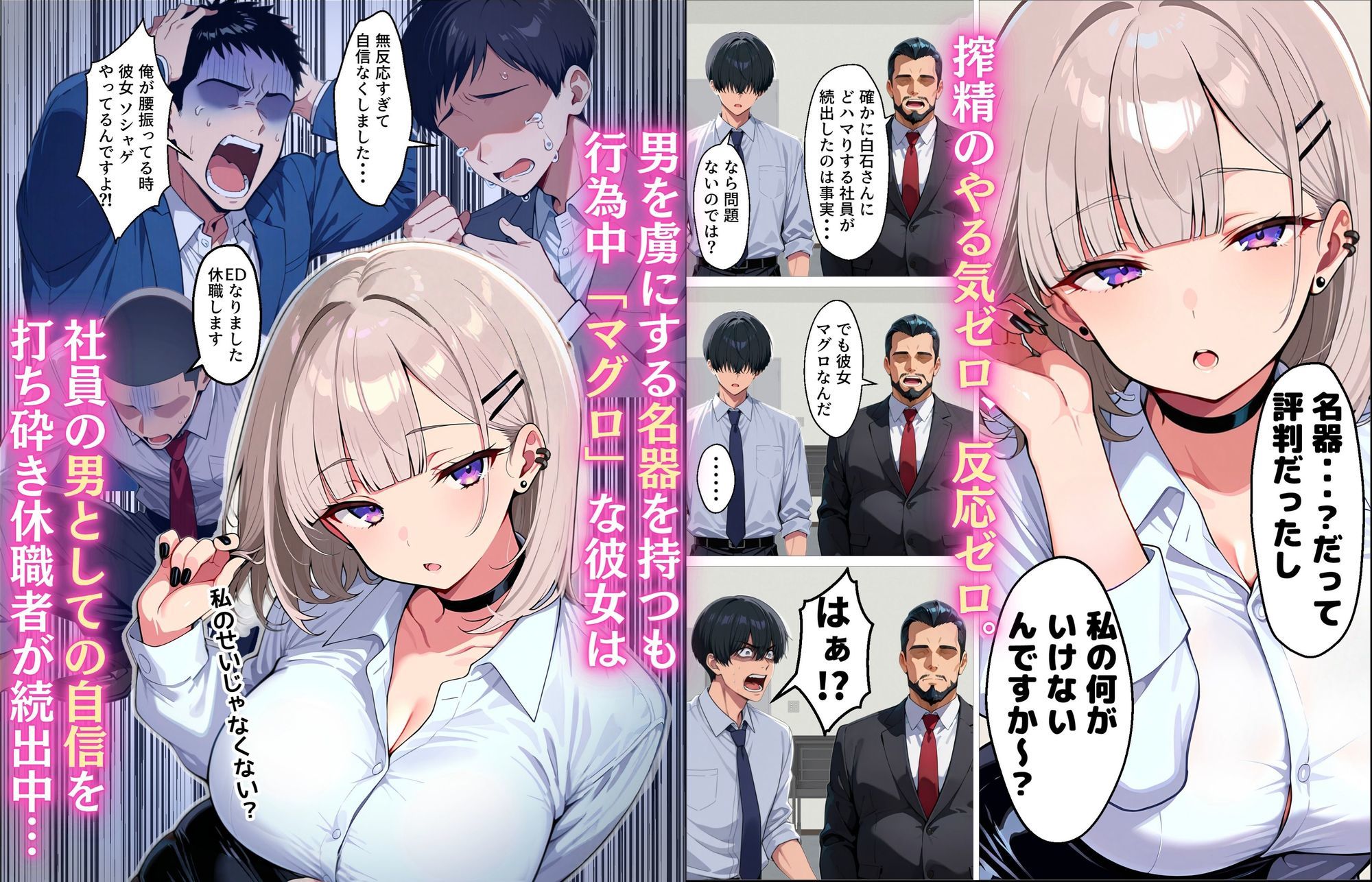 新卒のダウナーギャルが「だる…」って言いながら搾精してくれる話 サンプル2ページ目
