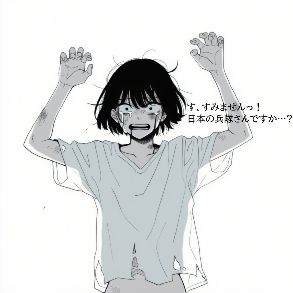 戦場で拾ったダウナー系JKに誘惑されたので、無責任中出しして孕ませた。 サンプル1ページ目